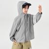 Kids' Striped Hooded Sun Protection Jacket