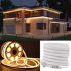 220V Neon Light Flex LED Strip SMD2835 120Leds/m Waterproof Garden Lighting Neon Ribbon Warm Cool White Flexible Neon Sign