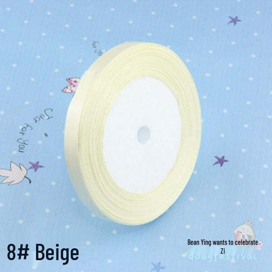 1cm DIY Handmade Satin Ribbon: Gift Packaging, Cake Decorating & Wedding Jewelry Materials