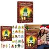 Weihnachts-Adventskalender zur emotionalen Unterstützung mit Cartoon-Acryl-Dekorationen zum Verschenken