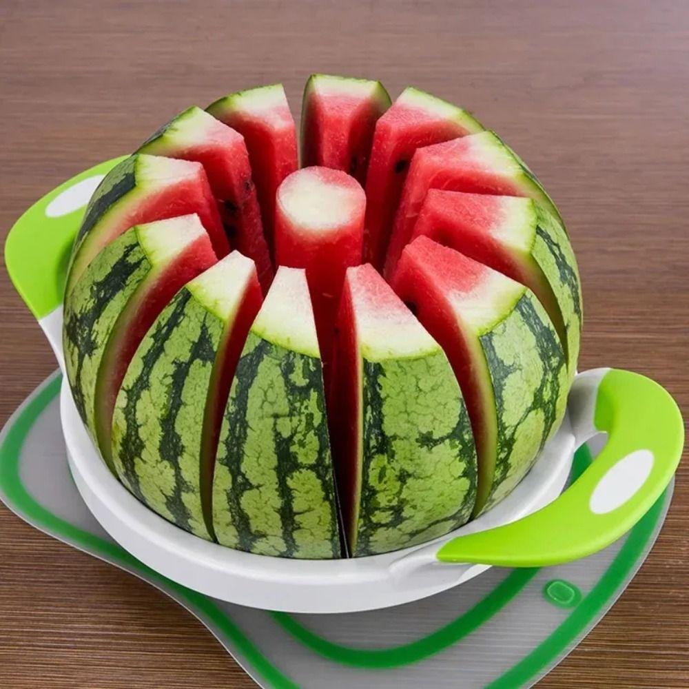 Handheld Watermelon Slicer Stainless Steel Fruit Separator Watermelon Cutting Tool  Cooking Tools