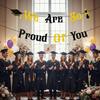 Gold Shining Glittery Gold Garland Glitter Decor Graduation Hanging Banner  Photo Background