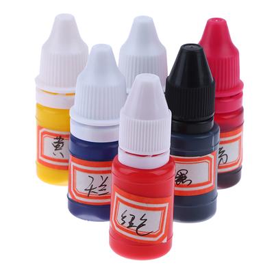 Pour Bois Papier Mariage Scrapbooking Fabrication Sceau Encre de Recharge Flash 10 ml Couleur Encrage Sceau Tampon Huile