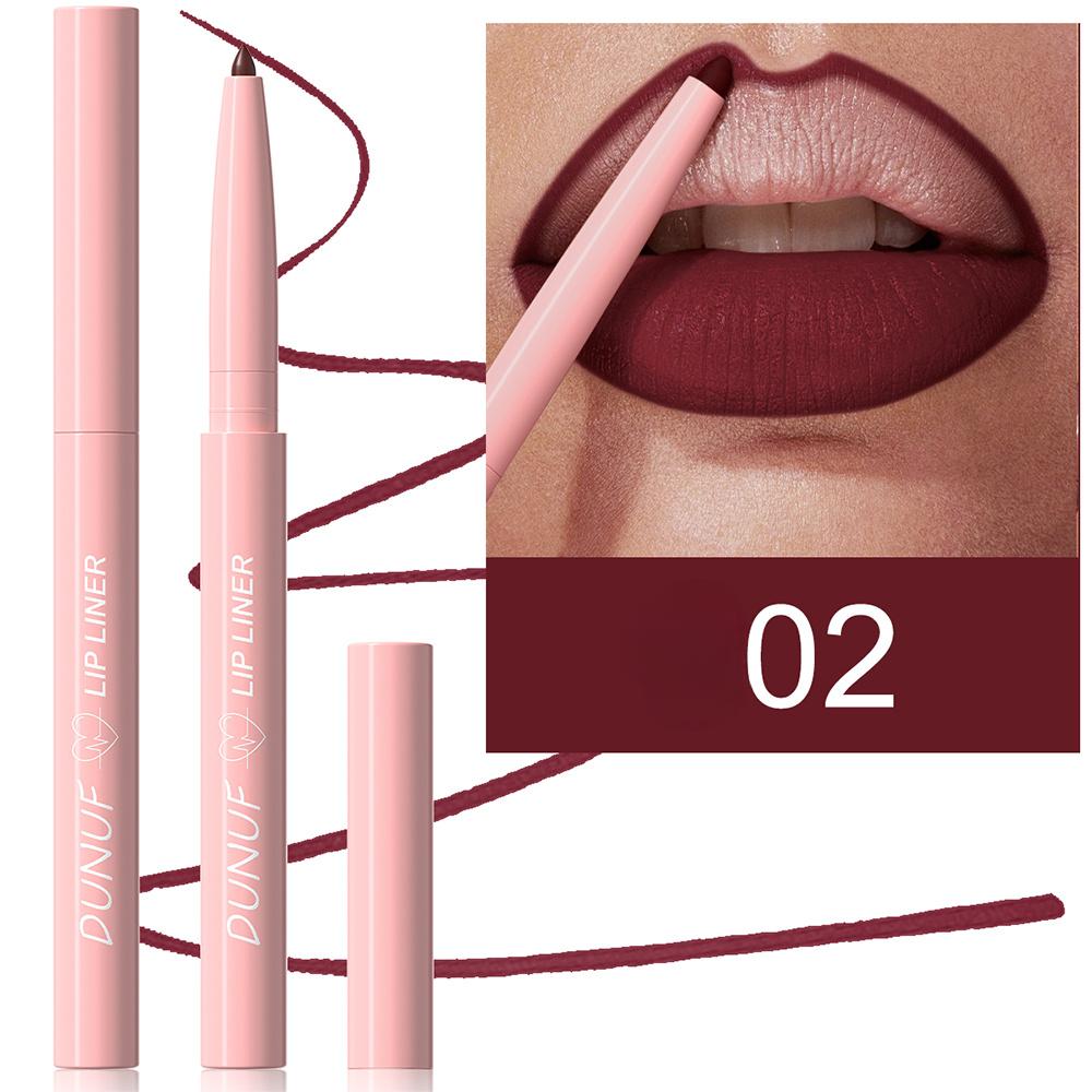 

Карандаш для губ 12 цветов – Стойкий и не размазывающийся карандаш для губ, гладкая и кремовая текстура, высокая пигментация для точного контура губ,