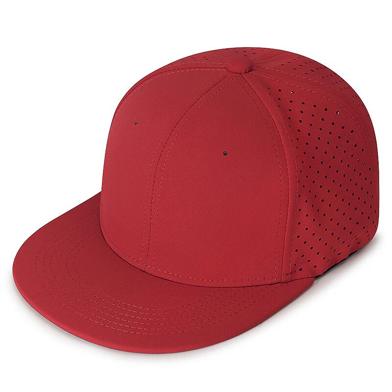 ZHENYUEQI Solid Color Elastic Flat Brim Hip-Hop Cap