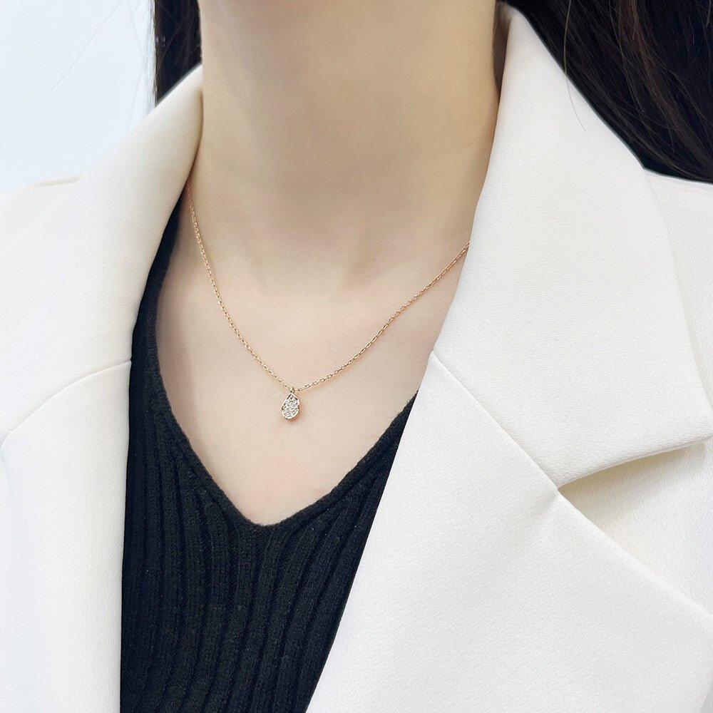 Dieuamour 14Kgp Hebe Necklace Rose Gold