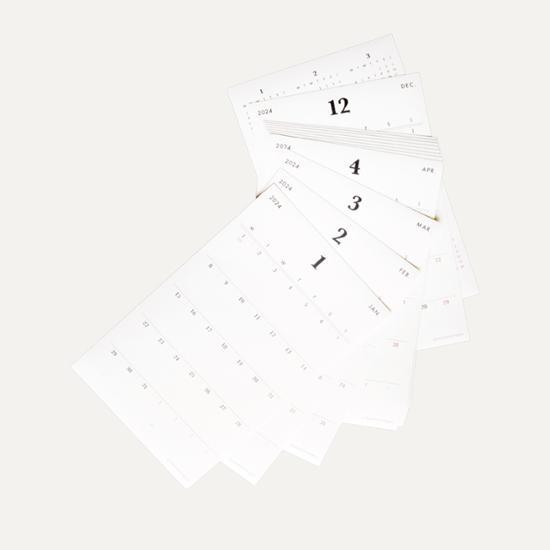 Paquete de pegatinas para planificador de excavación de papelería pequeña 2024 (2 tipos, elige 1), una frase popular en corea