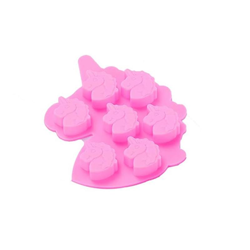 

Силиконовая форма в виде головы единорога для шоколадных леденцов, кубиков льда, кексов, желе, мыла, бомбочек для ванны, инструментов для выпечки тортов, карандашей