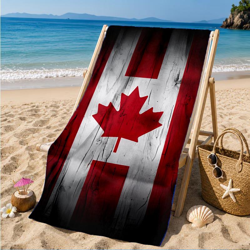 Canada Day Celebration Beach Towel, Quick-drying, Easy To Care For, Suitable for Both Fitness and Beach Vacations,Sports Essential
