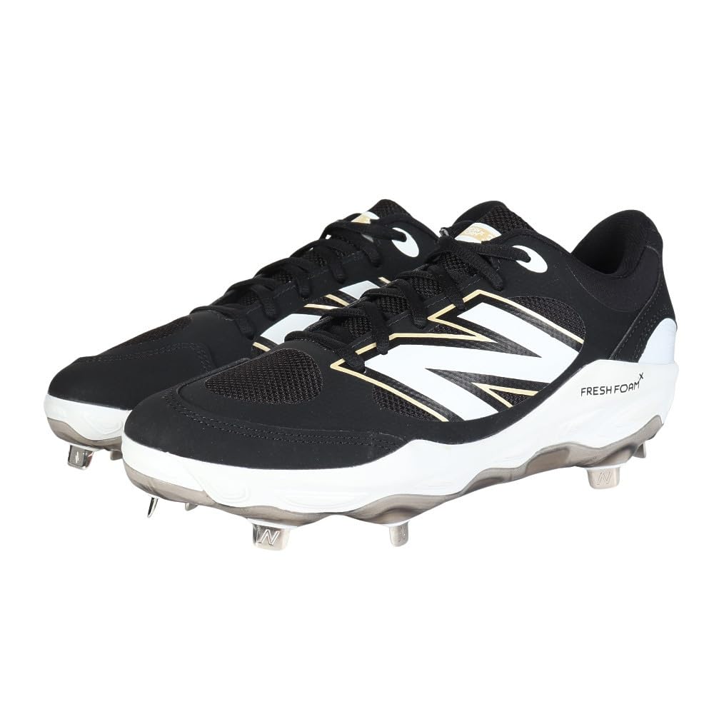 

New Balance Baseball Cleats L3000BK72E FRESH FOAM X Metal Spikes Men s Black 26.0cm чёрный