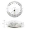 Plastic Dome White Lamp Camper Van Caravan Dome White Lamp Roof Ceiling Interior Light 24LED White Light Reading Light