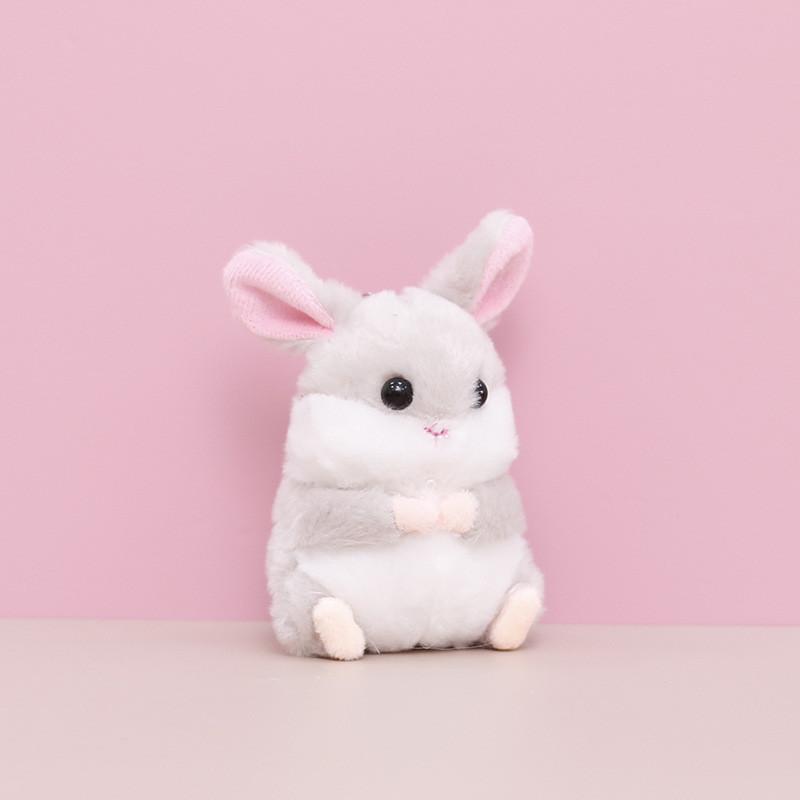 Rabbit Keychain Toy Cartoon Backpack Pendant Plush Doll Gift Cute Decoration