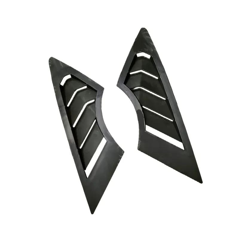 For KIA K3 Forte Cerato 2013 2014-2018 ABS Plastic Front Window Quarter Louver Cover Side Vent Trim Car Adhesive Accessories