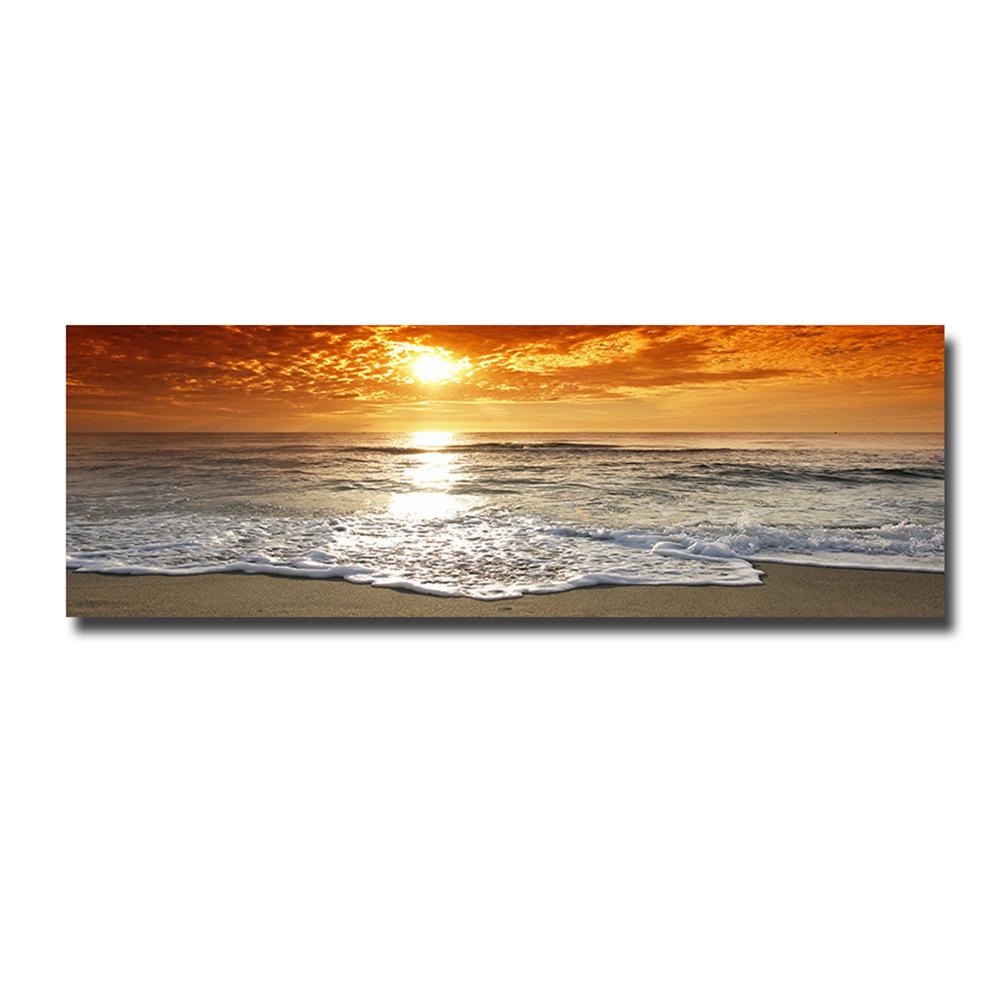 Beach Sunset Wall Art Posters Large Landscape Painting Print Nordic Wall Decoration Picture For Home Bedroom Decoration Parts