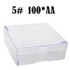 Transparent Battery Organizers Box Hard Plastic Battery Storage Case Holder Organizers for Safe and Secure Storage