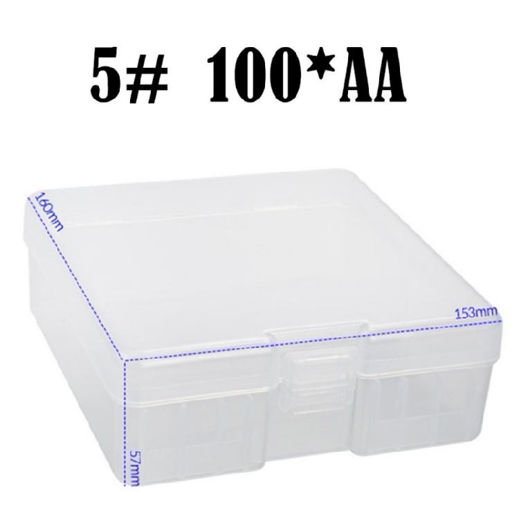 Transparent Battery Organizers Box Hard Plastic Battery Storage Case Holder Organizers for Safe and Secure Storage