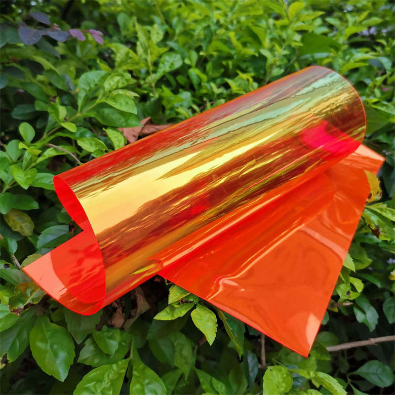 PVC Laser Paper Iris Magic Color Film Transparent Color DIY Laser Transparent