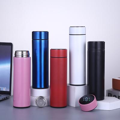 304 Stainless Steel Smart Vacuum Flask Touch Temperature Sensitive Portable Cups for Men and Women Simple Business Office Vacuum Cups.