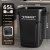 Boyiduo 65L Open Top Plastic Trash Can