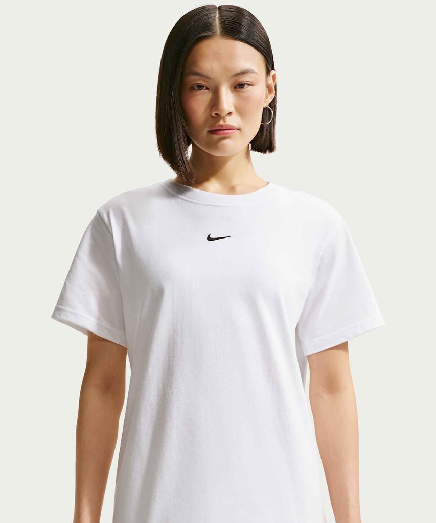 Nike Sportswear Oversized Short Sleeve T-Shirt (Plus Size) W - White:Black / Ih7602-100