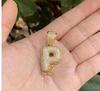 Fashion Women Zircon Bubble Letter Custom Name Necklace Brass Jewelry 14k Gold Plated Bubble Letter Pendent Charms