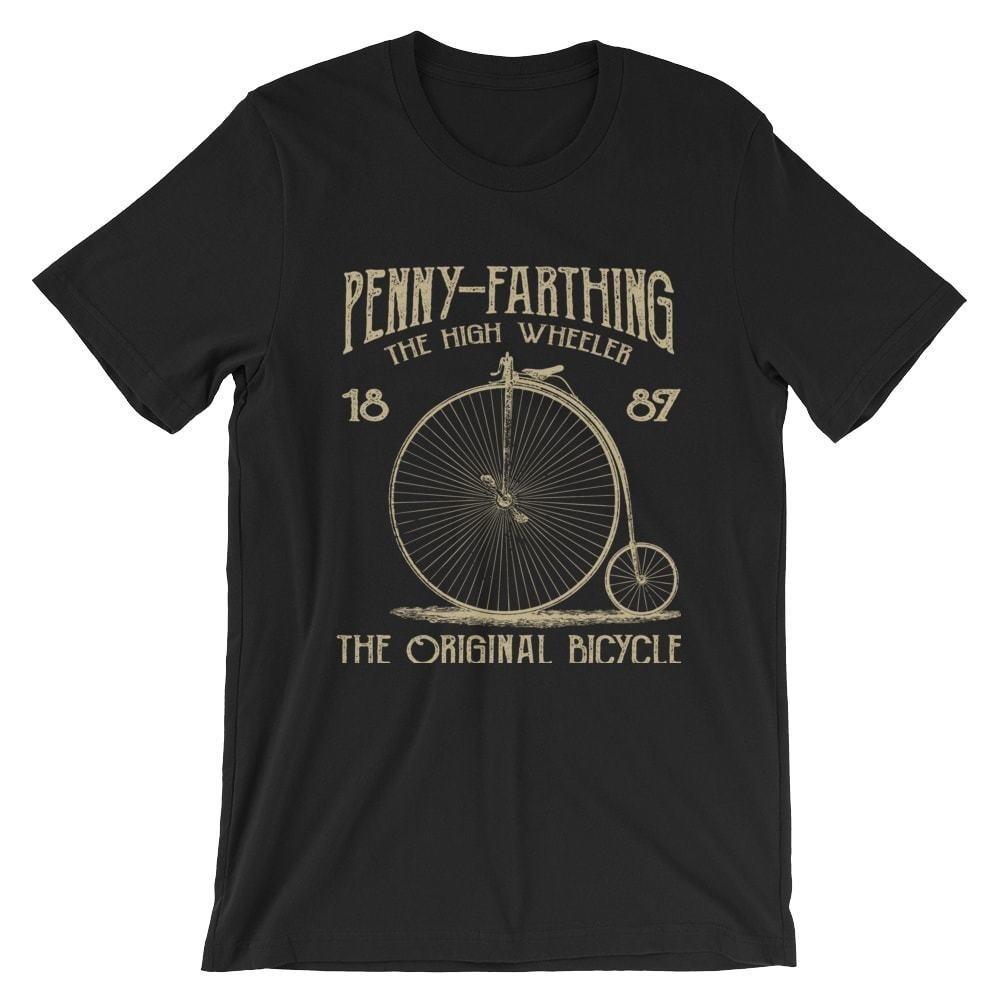 

Penny Farthing T-Shirt. 100% Cotton Premium Tee NEW XL