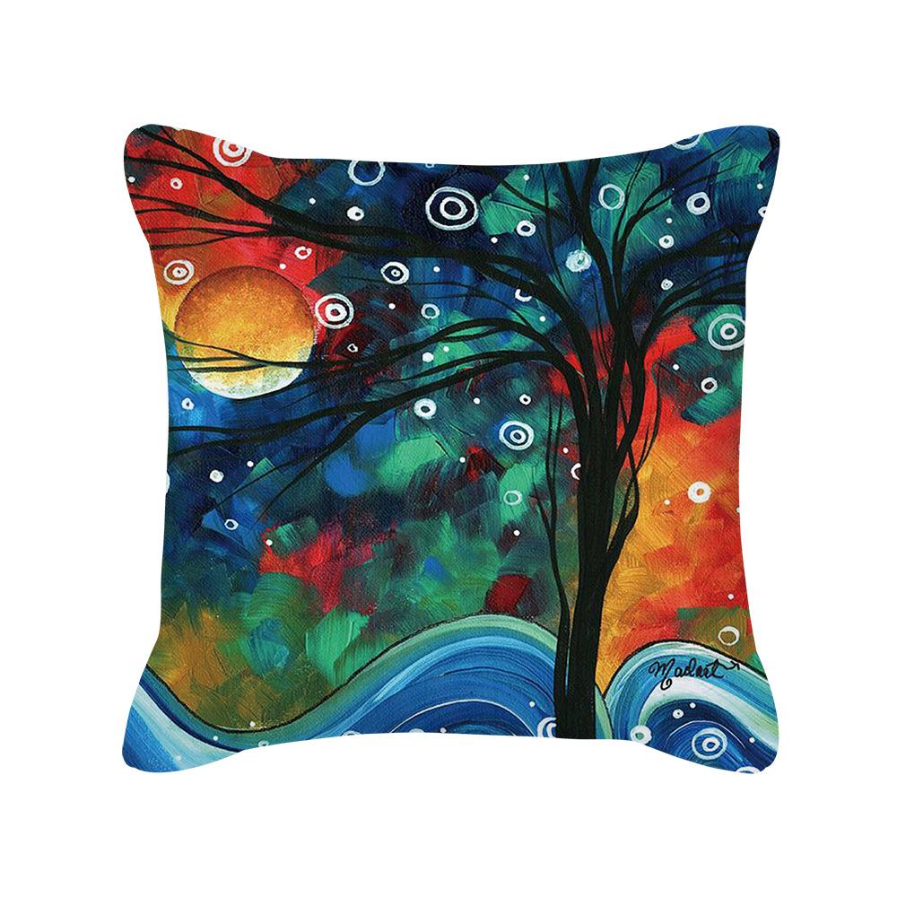 Nordischer Ins Schlichter Stil Kissenbezug Van Gogh Ölgemälde Aquarelldruck Kissenbezug Neues Zuhause