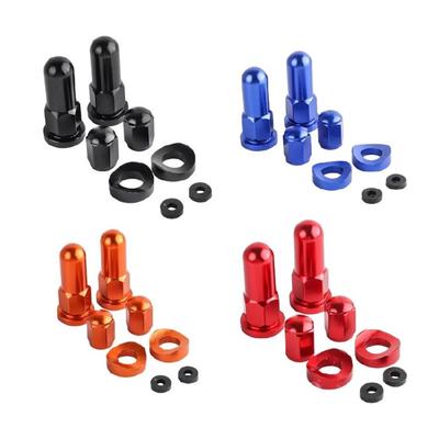 Motorcycle Rims Locking Nuts Metal Construction Secure Grip For Extended Rides Lock Nut Spacer Kit