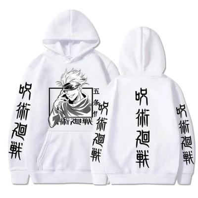 Japan Anime Jujutsu Kaisen Gojo Satoru Printed Men's Hoodie Brand Hoody Y2K Clothes Vintage Casual Unisex Long Sleeve