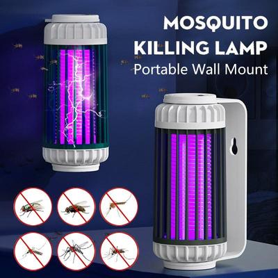 Mosquito Killer Lamp Electric Shock Photocatalyst Kill Bug Insect Zapper Home Mosquito Repellent Rechargable Outdoor Fly Trap
