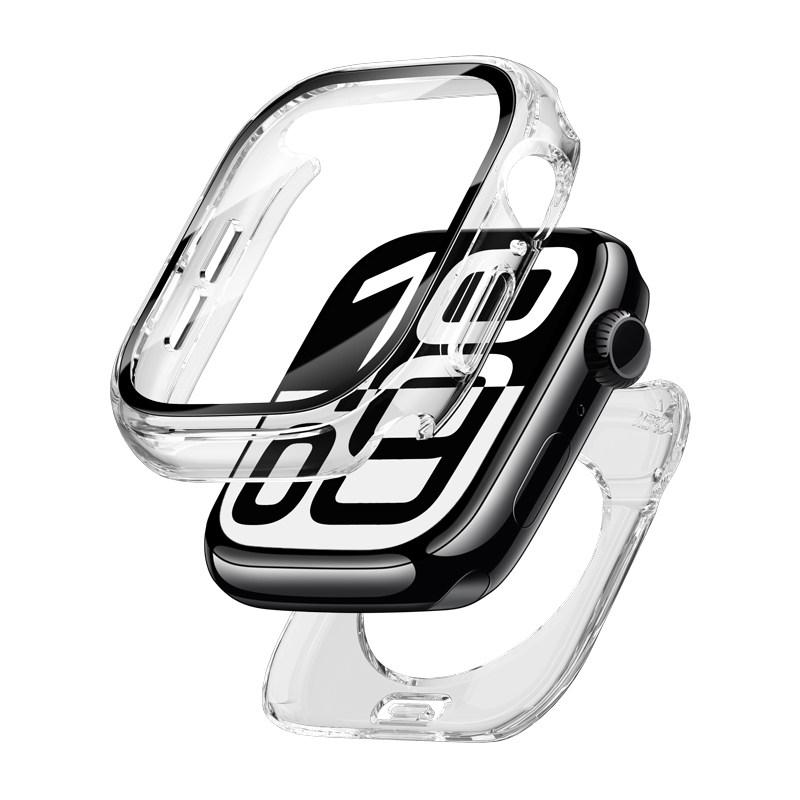 

Case for Apple Watch Series 10 11 46mm 42mm Screen Protector 360 Full Waterproof Protective Hard PC Bumper Tempered Glass Cover 42mm Series 10 11