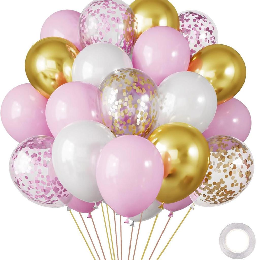 30-Piece Colorful Sequin Balloon Set for Parties and Events