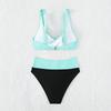 Ladies Plus Size Swimsuits Women'S High Waisted Two Pieces Set Womens Swimsuit Tops Medium Vintage Print Bandeau Swimsuit