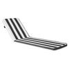 Chaise Lounge Cushion, 89x56x71 Cm, Set of 2 Outdoor Lounge Chair Cushions, Waterproof & Fade-Resistant Sun Lounger Cushions with Ties