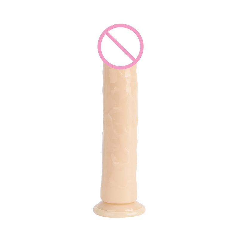 Large Crystal TPE Soft Eggless Dildo - Long-lasting Transparent Adult Pleasure Device