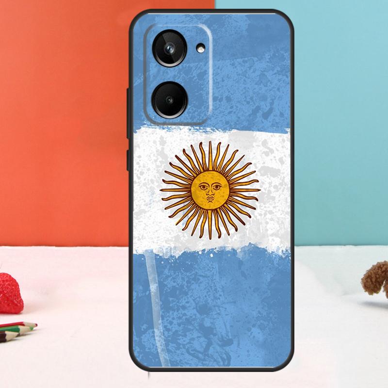 

Argentina Flag For Realme GT7 Pro GT6 10 11 12 13 14 15 Pro Plus C55 C67 C63 C61 C53 C31 C71 C75 C65 Case Realme GT7 Pro