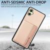 For Samsung Galaxy A05 4G Case Kickstand Card Slots Leather+PC+TPU Phone Cover