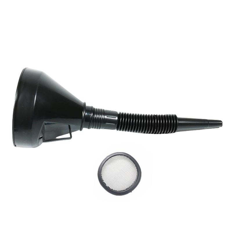 Fuel Funnel with Strainer Wide Mouth Designs Fuel Addition Funnel Debris Filter for Automotive & Motorbike Maintenance