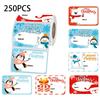 180Stickers/Roll Christmas Gift Label Stickers Blessing Tags Festive Design Santa Self Adhesive Sticker Gift Packaging Decoratio