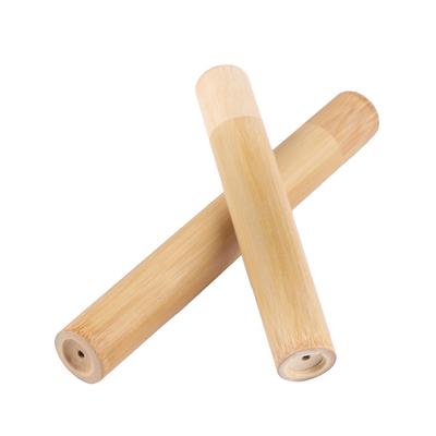 1 Pièce Tube Brosse à Dents Bambou Naturel Porte Brosse à Dents Étui Brosse à Dents Bambou