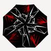1pc Abstract Pattern Automatic Open/close, All-Season Portable Folding Umbrella for Friends, Travel, Everyday, Events  Yy250812218