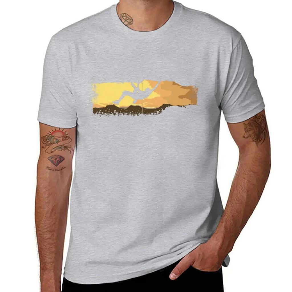 Extreme Climbing TShirt rapper graphic tees vintage graphic tee heavy weight t shirts for men 2025 new model