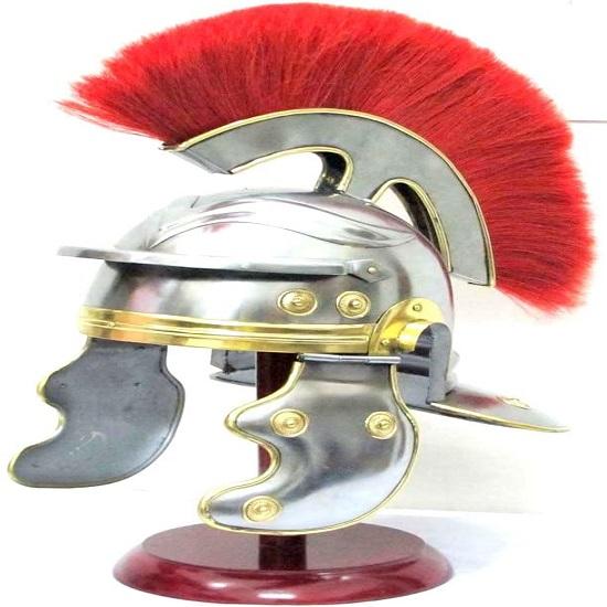 Medieval Roman Helmet Centurion Gallic Helmet Spartan Greek Knight Armor Helmet Size 67 Cm