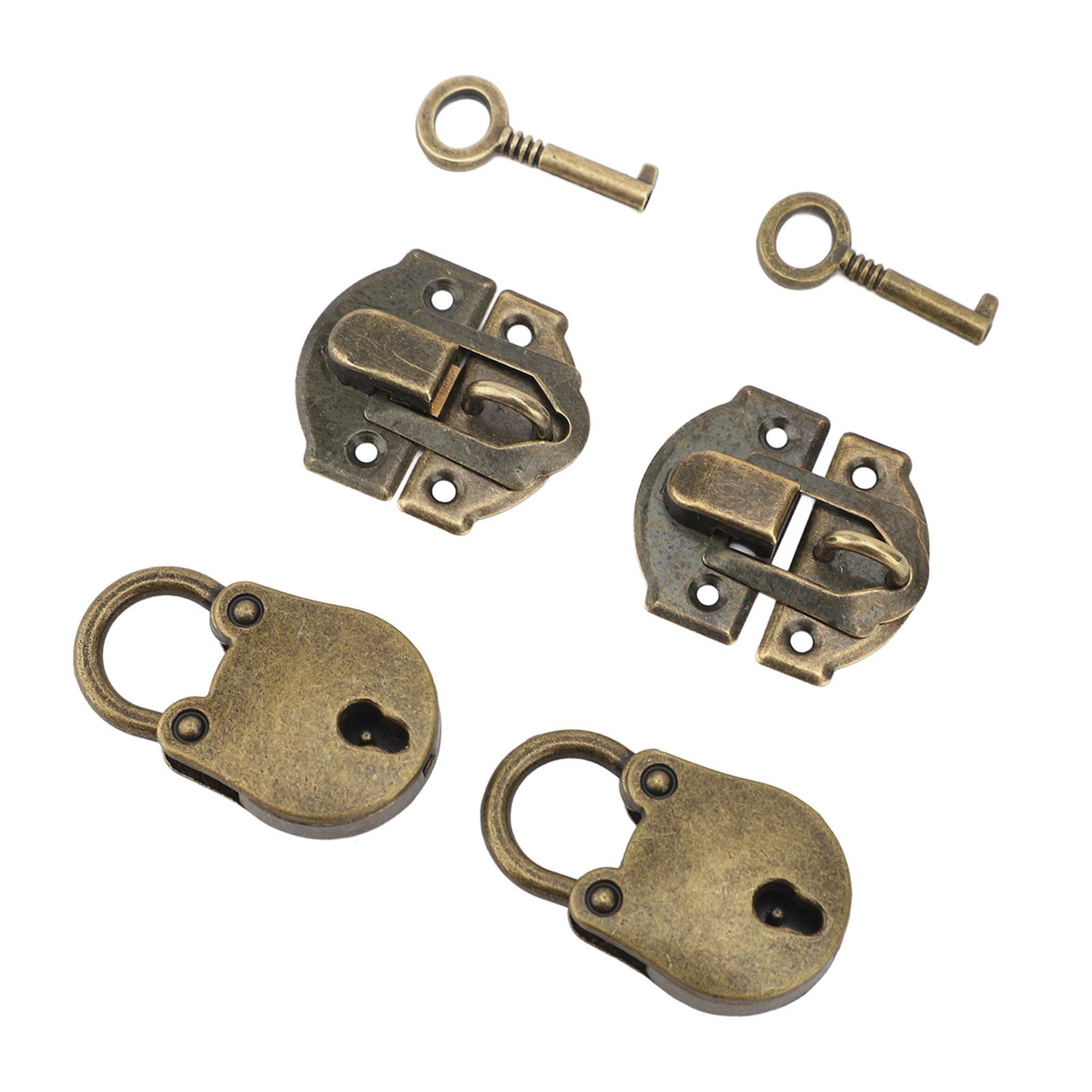 

Защелка-засов из цинкового сплава с винтами Винтажный навесной замок в виде медведя Декоративный набор замков для деревянного ящика, шкатулки для драгоценностей, поделок, бронза бронзовый