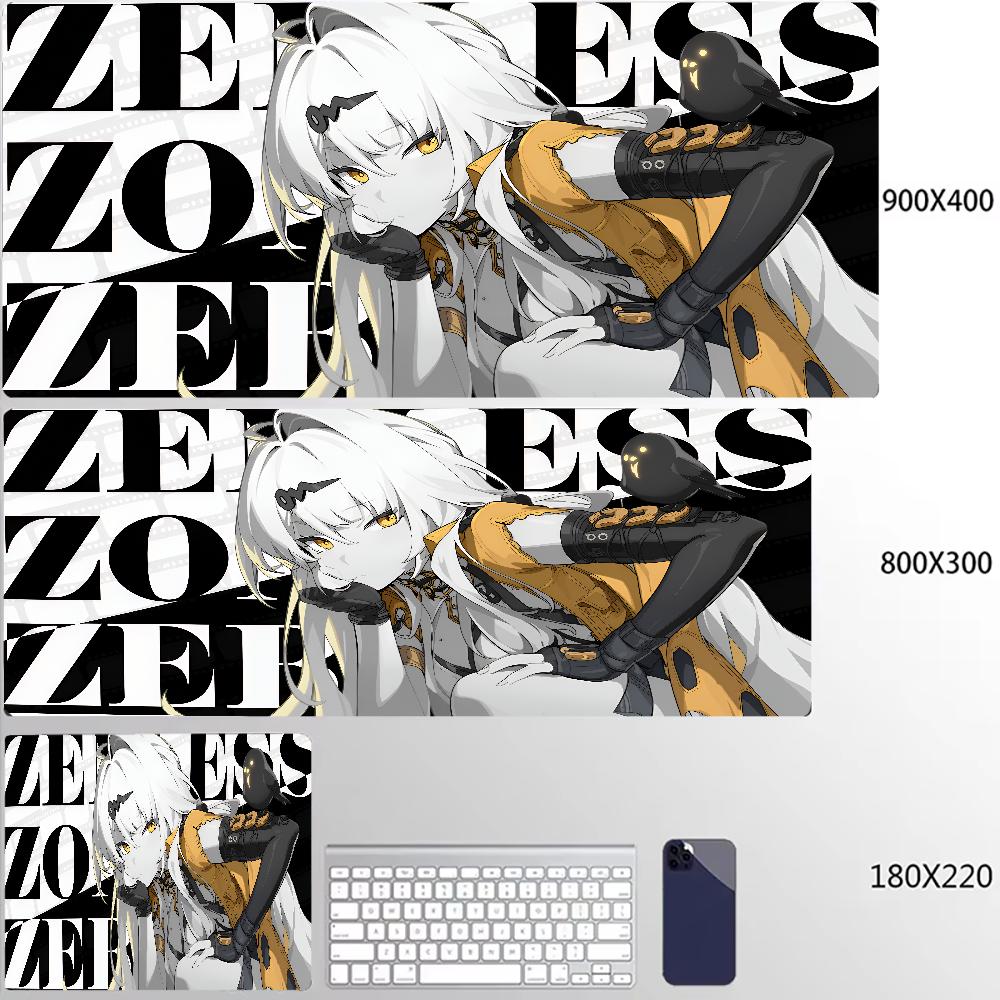 New Design Zenless Zone Zero Mouse Pad Ye Shunguang Remielle Sigrid XXL Large Mousepad Keyboard Pad Desk Mat Keyboard Mats