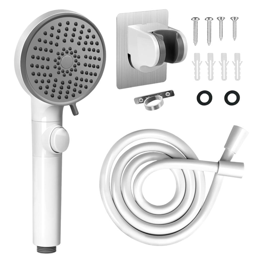 

Outdoor Travel Trailer 3+2 Mode High Pressure Hand RV Shower Head Set with Hose and On Off Button Bathroom Bath Home Innovative