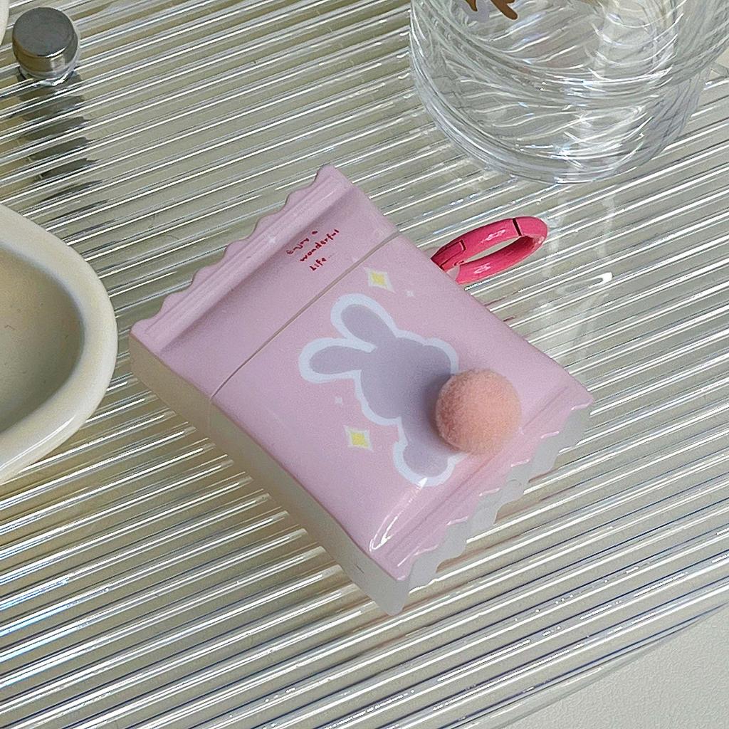 3d Rabbit Jane Love Stars Cartoon Pink Earphone Case For Apple Airpod 2 3 Pro 2nd 1 Wireless Bluetooth Charging Box Cover