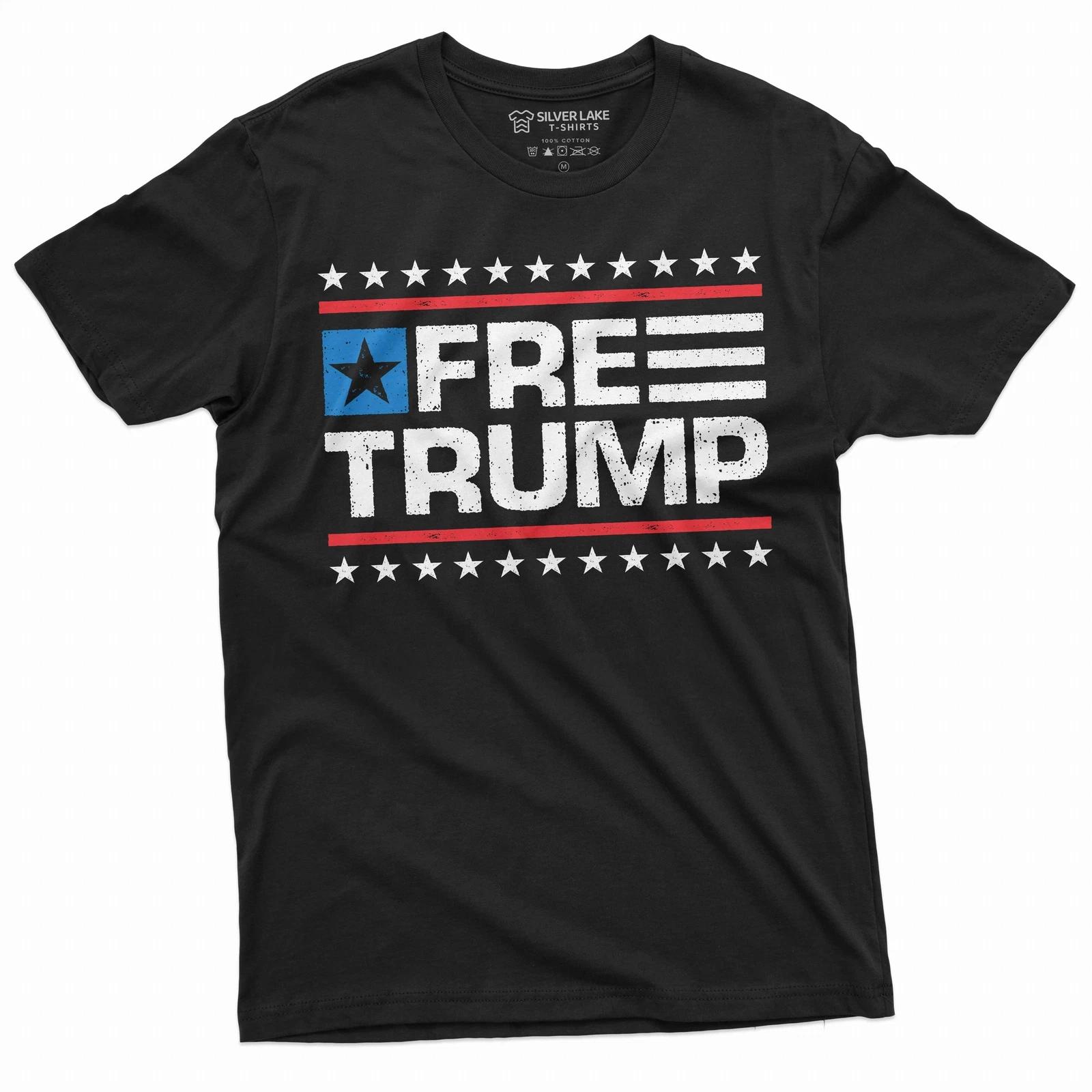 Free Trump Shirt Trump inditement arrest T-Shirt Donald Trump supporter t-shirt L