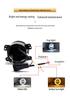 4" 30W LED Fog Light with Angel Eye Turn Signal for Jeep Wrangler JK/TJ