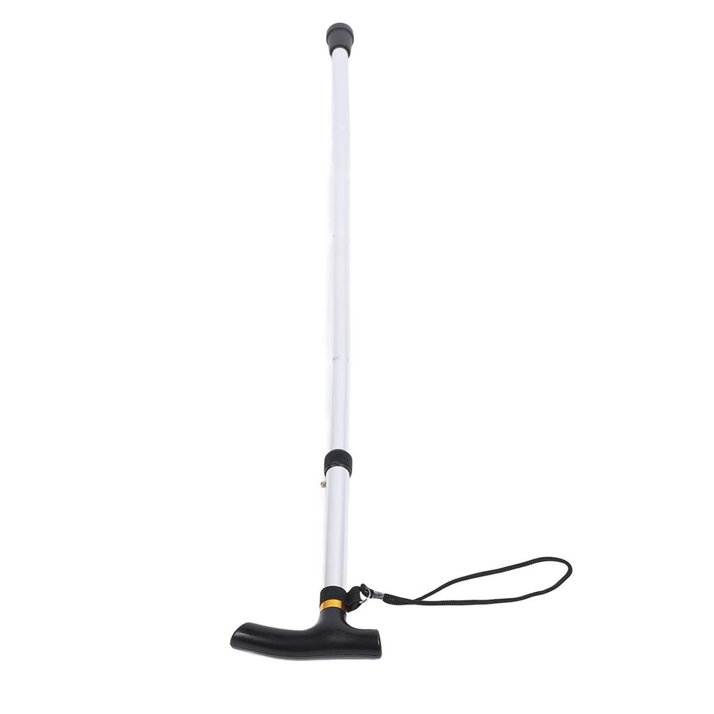 Telescopic Walking Stick Thicken Lightweight Aluminium Alloy Foldable Adjustable Hiking Pole for Daily Walking Hiking